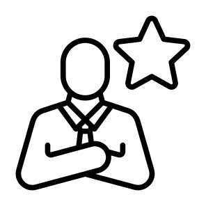 Leadership, Group, Team, Leader, Star icon