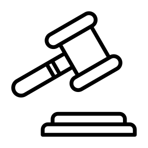 Legal, Gavel, Legal, Law,  icon