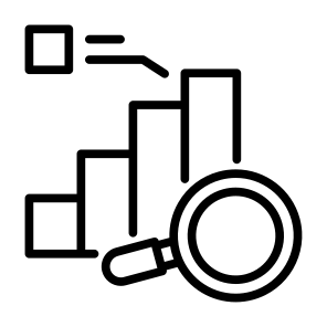 Market Research, Chart, Statistics, Analysis, Research icon