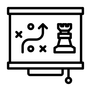 Strategy, Presentation, Planning, Strategic Plan,  Tactics icon