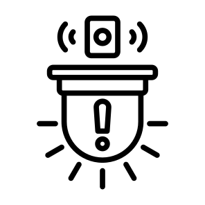 Alarm, Security, Emergency, Warning, Urgent, Sensor, Wireless icon