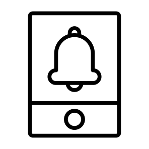 Bell, Electronics, Intercom, Smart House, Video Doorbell, Sensor, Wireless icon