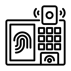 Fingerprint Identification, Fingerprint, Security, Lock, Scan, Finger, Handle icon