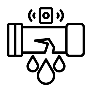 Leak Detector, Warning,  Industry, Leakage,  Flood, Sensor, Wireless icon