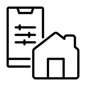 Smart Control,  Smart Home, Application, Sensor, Wireless, Adjustment icon