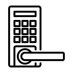 Smart Door, Door, Lock, Electronics, Smart Home, Smart Lock, Hendle icon