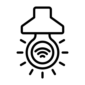 Smart Light, Technology, Light, Lamp, Sensor, Wireless,  Smart Home icon