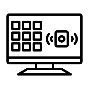 Smart Tv, Led, Television, Screen, Tv, Sensor, Wireless icon