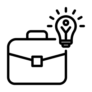 Business Idea, Business, Creative, Job, Briefcase, Idea icon