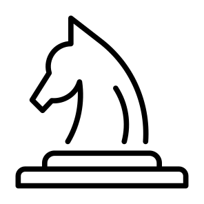 Chess Piece, Strategy, Chess, Piece, Horse, Tactics icon