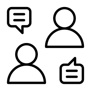 Conversation, Communications, Dialog, User, Speech Bubble, Talking icon
