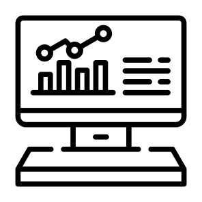 Data Analytics, Data Visualization, Analytics, Dashboard, Data, Monitor icon