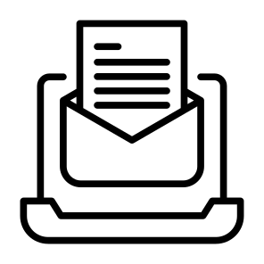 Email Message, Communications, Mail, Message, Email, Laptop icon