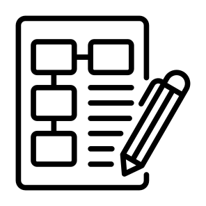 Evaluation, Evaluate, Clipboard, Plan, Check List, Pencil icon