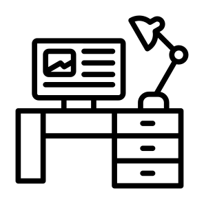 Table Lamp, Desk, Lamp, Workplace, Table, Lamp icon