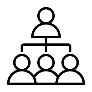 Team Structure, Team, Structure, Leader, Teamwork, People icon