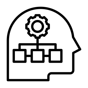 Critical Thinking, Knowledge, Planning, Psychology, Design Thinking icon