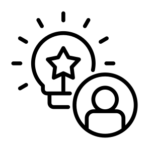 Inspiration, Employee, Creativity, Solution, Innovation  icon