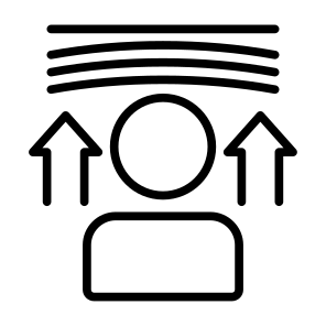 Resilience, People, Strong, Pressure, Flexibility  icon