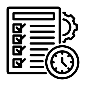 Task Management, Project, Deadline, Duration, Task List  icon
