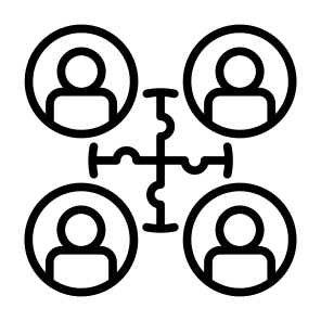 Teamwork, Group, Team, Collaboration, Partnership  icon