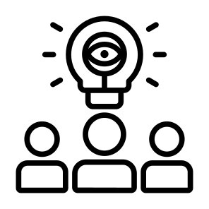 Vision, People, Eye, Employee, Teamwork  icon