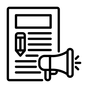 Content Marketing, Marketing, Blogging, Article, Promotion  icon