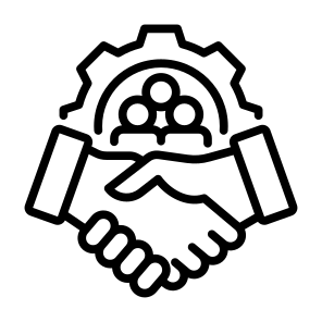 Customer Relationship Management, Agreement, Handshake, Business, Partnership icon