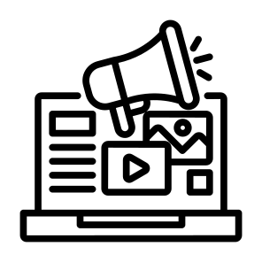 Digital Advertising, Marketing, Campaign, Video, Social Media  icon