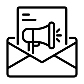 Email Marketing, Marketing, Communications, Advertising, Promotion icon
