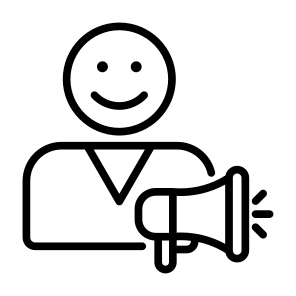 Influencer Marketing, Social Media, Communications, Promotion,  Professions And Jobs  icon