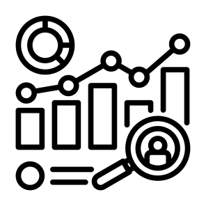 Metrics, Chart, Statistics, Marketing, Analysis icon