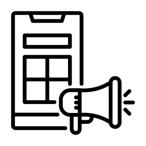 Mobile Marketing, Phone, Marketing, Promotion, Online Advertising icon