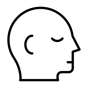 Head, Human, Profile, Face, User icon