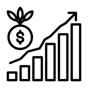 Growth, Investment, Grow Up, Profit, Money  icon