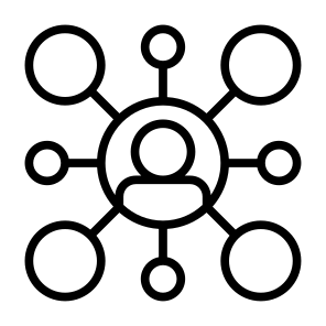 Network, Networking, User, Connect, Social Network  icon