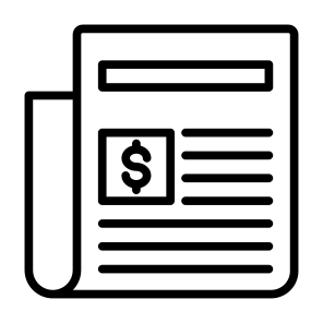 News, Newspaper, Journal, Article, News Report  icon