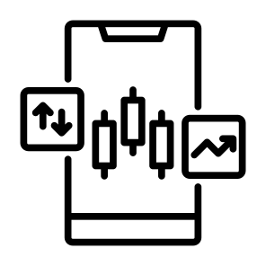 Trading App, Candlestick, Stock Exchange, Stock Market, Trading  icon