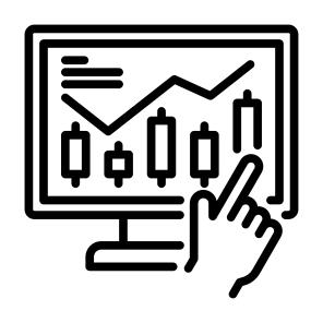 Trading, Trader, Stock Market, Candlestick Chart, Stock Exchange   icon