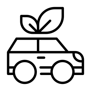 Eco Car, Go Green, Green Energy, Hybrid, Environment, Ecology, Transportation, Renewable Energy icon