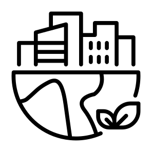 Green City, Green Building, Green House, Ecology, Green Home, Urban icon