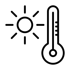High Temperature, Temperature, Thermometer, Farenheit, Ecology And Environment, Thermometers, Sun, Hot, Nature icon