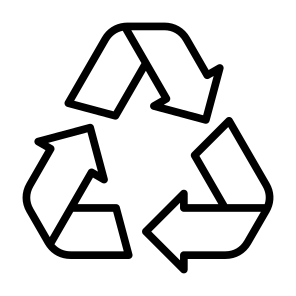 Recycle Sign, Recycle, Recycling, Arrow, Ecology, Zero Waste icon