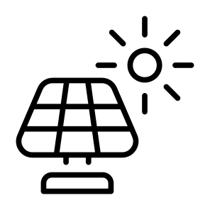 Solar Panel, Power, Solar Energy, Solar, Sun, Renewable Energy, Power Industry, Technology, Nature, Ecology And Environment, Ecological icon