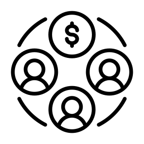 Connection, Consortium, Team, Network, Group, Investor icon