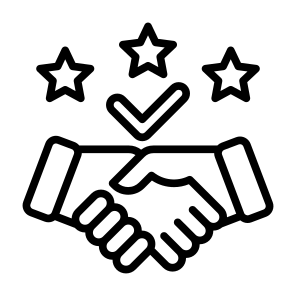 Customer Relationship, Relationship, Trusted, Agreement, Collaboration, Rating icon