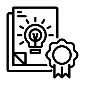 Intellectual Property, Document, Certificate, License, Certification, Patent  icon