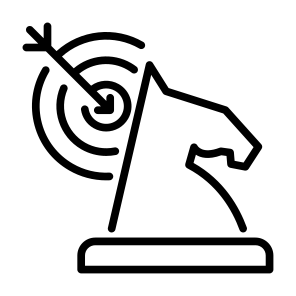 Strategic Planning, Goal, Strategy, Objective, Planning, Targeting icon