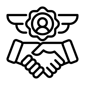 Trustworthy, Handshake, Trust, Partnership, Reliability, Collaborative  icon