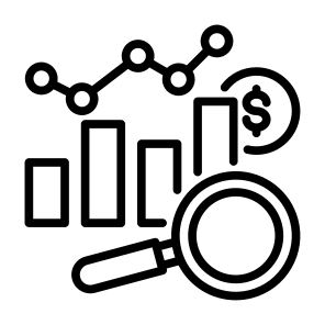 Analyzing, Search, Statistics, Analysis, Analytics icon